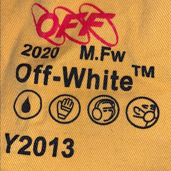 Off white yellow jeans - Picture 2 of 5